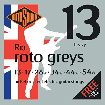 Obrázek Rotosound Niklové struny pro elektrické kytary, tloušťka Heavy 13 17 26 34 44 54