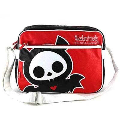 Obrázek Target Shoulder Bag Skelanimals taška přes rameno, 36 cm, červená (růžová)