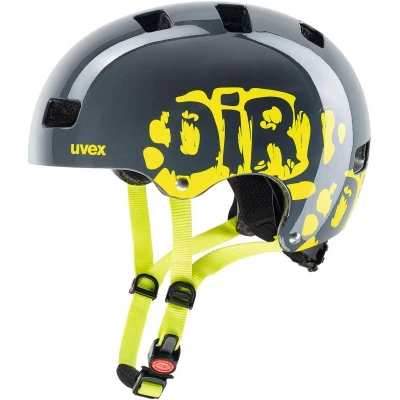 Obrázek UVEX Kid 3 dětské šedo limetková Dirtbike 51 55 cm helma na koloměstská