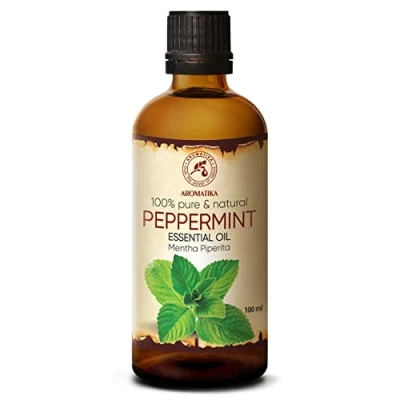 Obrázek mátový olej Éterický éterický máta 100 ml Mentha Piperita pro dobrý spánek odbourání stresu vůně aroma difuzér vonná lampa
