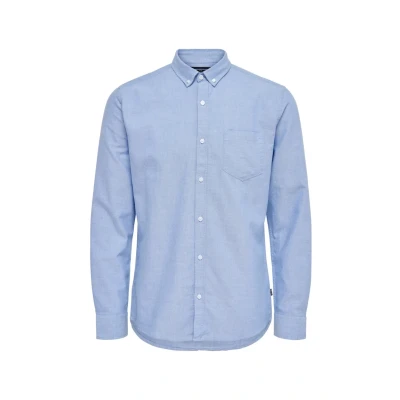 Obrázek Only &amp; Sons Onsalvaro Oxford Shirt Košile, Muži, Velikost: Large, Cashmere blue