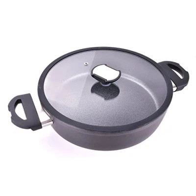 Obrázek Berndes 21266 Balance Induction Enduro Bratpfanne aus Aluminium, 28 cm, Schwarz