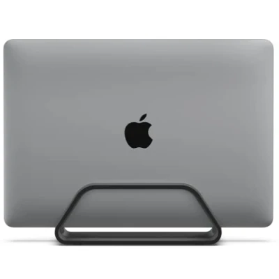 Obrázek HumanCentric vertikaler Laptop Ständer für MacBook, kompatibel mit MacBook Pro Ständer, Air Halterung Apple Laptop, Aluminium schwarz