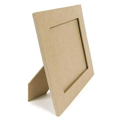 Obrázek Décopatch CD025C Wandrahmen (aus Pappmaché zum Verzieren und Personalisieren, 23 x 28 cm, ideal für Ihre Bilder 13 18 einfach Aufhänfen mit Haken) 1 Stück kartonbraun