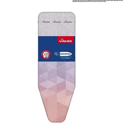Obrázek :Vileda Diamond potah na žehlicí prkno, titanem potažený žáruvzdornou plochou, univerzální velikost pro plochy 30 45 cm délka 110 130 cm, vhodný napařovací žehličku, certifikováno
