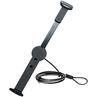 Obrázek CTA Digital Anti Diebstahl Griff für iPad und Tablets, verstellbar, um 360 Grad drehbar, sichere Halterung