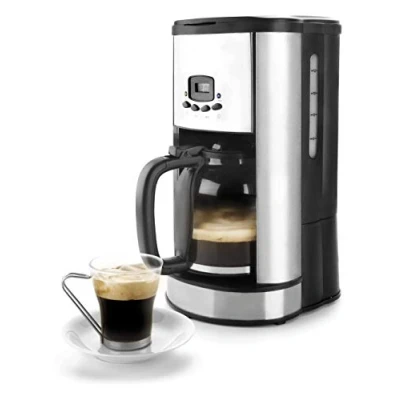 Obrázek LACOR 69279 programovatelný kávovar s kapátkem 1,8 l domácí výkon kapacitou 1,80 litru, 1000 W, černý, ušlechtilá ocel