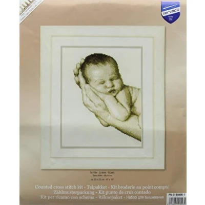 Obrázek Vervaco Zählmuster Sooo Klein Zählmusterpackung Stickpackung im gezählten Kreuzstich, Baumwolle, Mehrfarbig, 20 x 25 0.3 cm