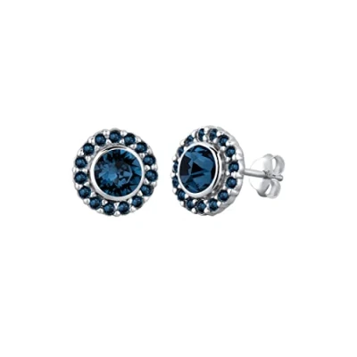 Obrázek Elli Dámské náušnice elegantní stříbro 925, Fazetový brus, Krystal Swarovski