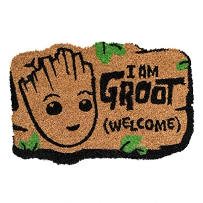 Obrázek Grupo Erik Kokosová rohožka Marvel Groot pro zachycování nečistot 40 x 60 cm veselá vnitřní ke dveřím