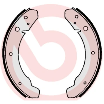 Obrázek Brembo S85501 brzdové čelisti, počet 4