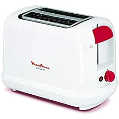 Obrázek Moulinex Topinkovač Principio se 2 drážkami, 850 W, regulátor teploty 7 pozicemi, plast, 1 litr, bílý