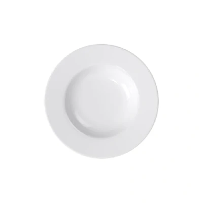Obrázek Villeroy &amp; Boch Polévkový talíř Royal , hluboký jídelní z brilantního porcelánu Premium Bone, bílý, lze mýt v myčce, 24 cm 1044122700
