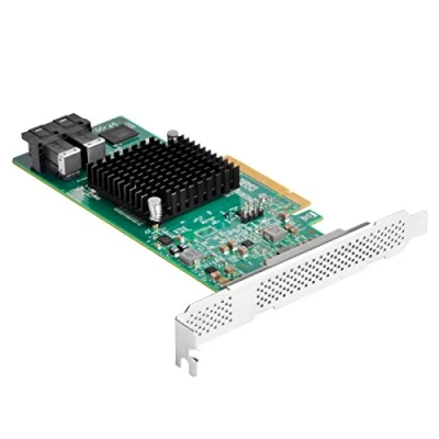 Obrázek Silvestone, SST pro ECS01, SAS/SATA PCIe karta, 2 x SFF 8087 LSI 9261 8i Mega RAID čipy, 8port Internem 6 GB SATA + SAS, 2.0 X8 512 MB