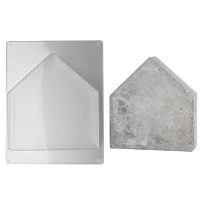 Obrázek RAYHER 36060000 odlévací forma dům, 16,5 x 17,5 cm, hloubka 4 PET, betonové formy, ideální k vylévání kreativním betonem, rasinovým odlévacím práškem, voskem, mýdlem
