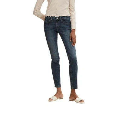 Obrázek TOM TAILOR Dámské Alexa Skinny Jeans, 10282 Dark Stone Wash Denim