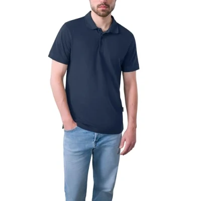 Obrázek HRM pánské Heavy Performance Polo I Premium polotričko Basic polokošile lze prát do 60 C Kvalitní a udržitelné oblečení Workwear, Námořnická modrá