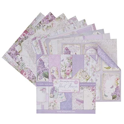 Obrázek Stamperia paper block 10 leaves twice 30 x lilac