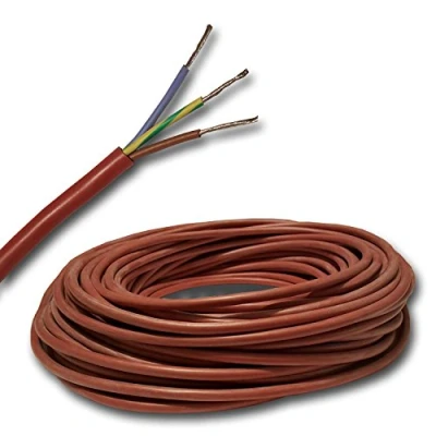 Obrázek 3metrový silikonový kabel např. pro vaši saunu SIHF 3 x 1,5 mm²