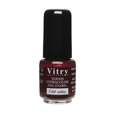 Obrázek Vitry Mini Nagellack, Violine Ausstrahlung, 4 ml