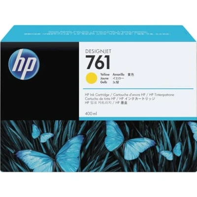 Obrázek HP CM992A 761 žlutá Designjet inkoustová patrona, 400 ml,