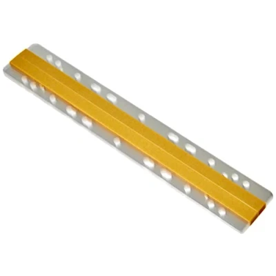 Obrázek VELOFLEX 2001100 Sešívací proužky, DIN A4 292 mm, samolepicí, čiré, balení 50 ks