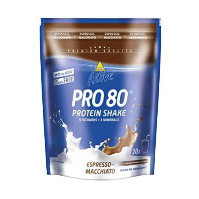 Obrázek inkospor Active Pro 80 Protein Shake, Espresso Macchiato, sáček 500 g