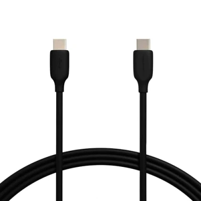 Obrázek Amazon Basics Rychlonabíjecí kabel, USB C na 2. 0, 480 MBit/s, 60 W, certifikovaný IF, pro Apple iPhone 15, iPad, Samsung Galaxy, tablety, laptopy, 1,8 m, černý