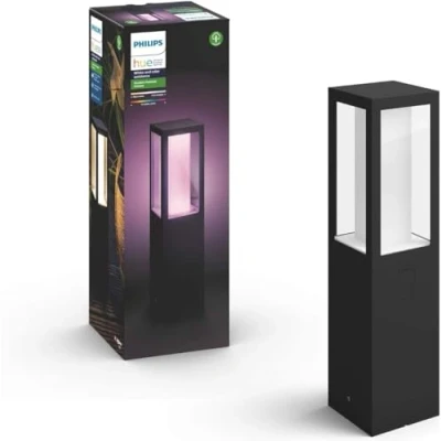 Obrázek Philips Hue White &amp; Color Ambiance Impress lampa na podstavci pro venkovní použití černá 710lm, stmívatelná, až 16 milionů barev, ovládání přes aplikaci, kompatibilní s Amazon Alexa (Echo, Echo Dot)