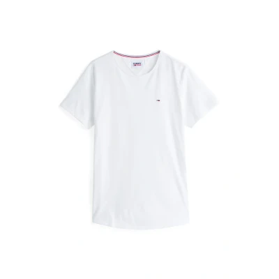 Obrázek Tommy Jeans Classic C NECK Jednoduché tričko, Muži, Velikost: XS, White