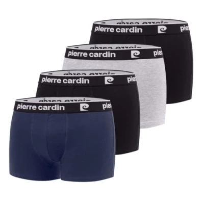 Obrázek Pierre Cardin Herren PC/1/BC/Pk4 Retroshorts, Schwarz 2, L (4er Pack)