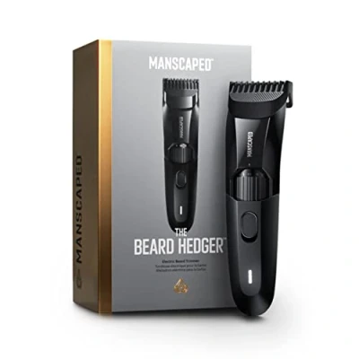 Obrázek The Beard Hedger® od MANSCAPED®, zastřihovač vousů / vousů, 20 nastavení délky, čepel ve tvaru T z ušlechtilé oceli pro přesné zastřihování, 60 minut bezdrátového provozu, vodotěsný