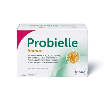 Obrázek Probielle Imunní doplněk stravy s vitamíny A, B6, B12 a C kyselinou listovou, zinkem selenem, které přispívají k normální funkci imunitního systému 1 x 90 kapslí