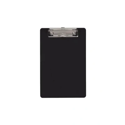 Obrázek Maul Clipboard A5 plastové psací prkénko ve formátu DIN na výšku klipboard k zavěšení svorka pro uložení papíru do kanceláře, kuchyně a dílny černá