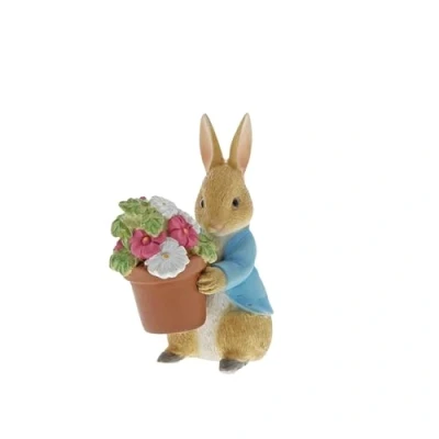 Obrázek Beatrix Potter Peter Rabbit Brings Flowers Figurina, Mutlicoloured