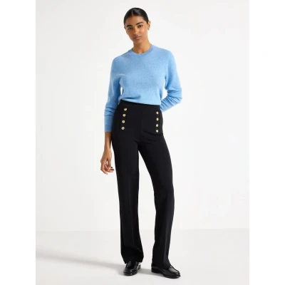 Obrázek Lindex Trousers Penny Kalhoty, Ženy, Velikost: 36/38, Black