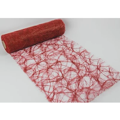 Obrázek 25 m x 30 cm Sizoweb běhoun na® vliesová originální hlavu stůl Červená Pro svatby, Vánoce,...