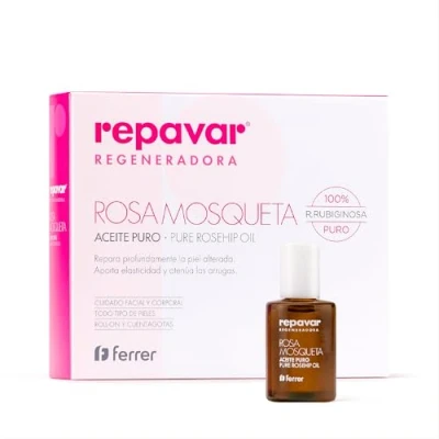 Obrázek Repavar Regenerativní čistý šípkový olej 100% lisovaný za studena Dráždivý hluboké jizvy, popáleniny a strie v kapátku aplikátoru Roll On 15 ml
