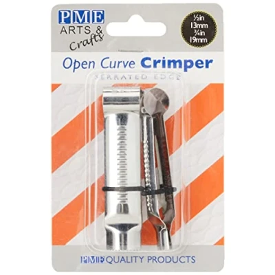 Obrázek Pme Set of 2 Open Curve Serra Ted Metal Crimpers Sugarcraft Cake Deco Rating