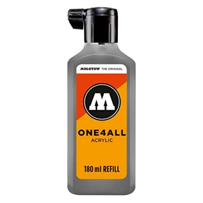 Obrázek Molotow ONE4ALL náhradní akryl, barva 238 šedá modrá tmavá 180 ml, inkoust pro permanentní popisovače