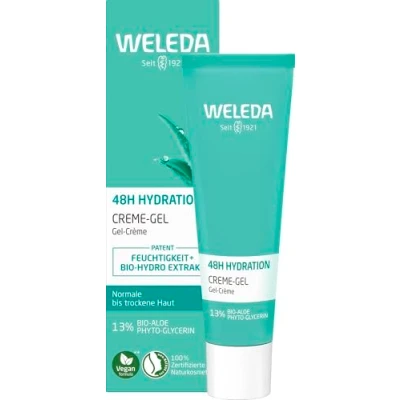 Obrázek WELEDA Bio fíkový kaktus 24h hydratační krém veganská přírodní kosmetika péče s aloe vera. Rychle se vstřebávající pleťový / o obličej poskytuje vlhkost až 24 h (1x 30 ml)
