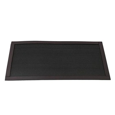 Obrázek BQLZR 12 x 24 0,05 cm Kunststoff PVC Ventilator für Haus, quadratisch, Schwarz