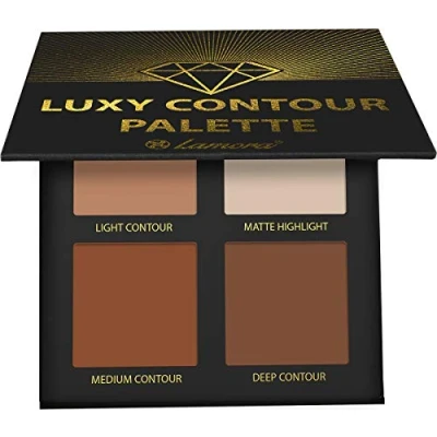 Obrázek Contouring Palette Contour Kit pudr make up 4 speciální matné barvy se zrcadlem pro světlou a tmavou pleť veganský, netestováno na zvířatech perfektní nápad dárek