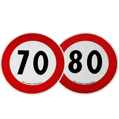 Obrázek rychlost Limiten CE 70 A 80 km/h EU schválení