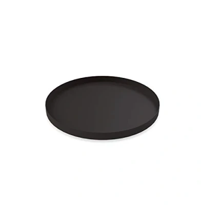 Obrázek Cooee Design Podnos Circle z ušlechtilé oceli v černé barvě, rozměry: 30 cm x 2 cm, HI 012 BK
