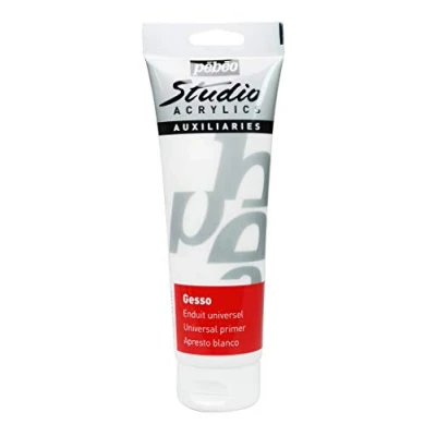 Obrázek Pébéo Studio Acryl 250 ML Gesso základní nátěr akrylová barva, bílá, mililitrů