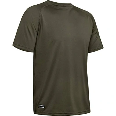 Obrázek Under Armour Pánské Ua Tac Tech Tee prodyšné sportovní tričko tričko, rychleschnoucí tréninkové s volným střihem, Šedá,