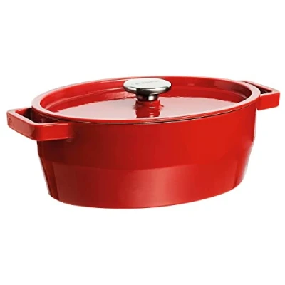 Obrázek Pyrex hrnec na pečení, litina, červený