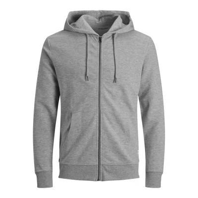 Obrázek Jack &amp; Jones Jjebasic NOOS Mikina na zip, Muži, Velikost: Small, Light grey melange