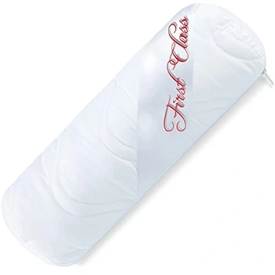 Obrázek CelinaTex First Class polštářek pod šíji 40 x 15 cm polštář z mikrovlákna duté vlákno prodyšný lze vařit se zipem výplň kuličkových vláken